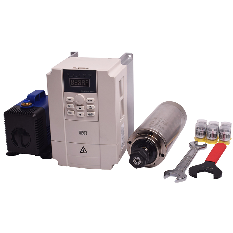 سعر رخيص، مغزل GDZ عالي السرعة - مراجعة 2.2Kw Water Cooled Spindle Kit Vfd وسعره