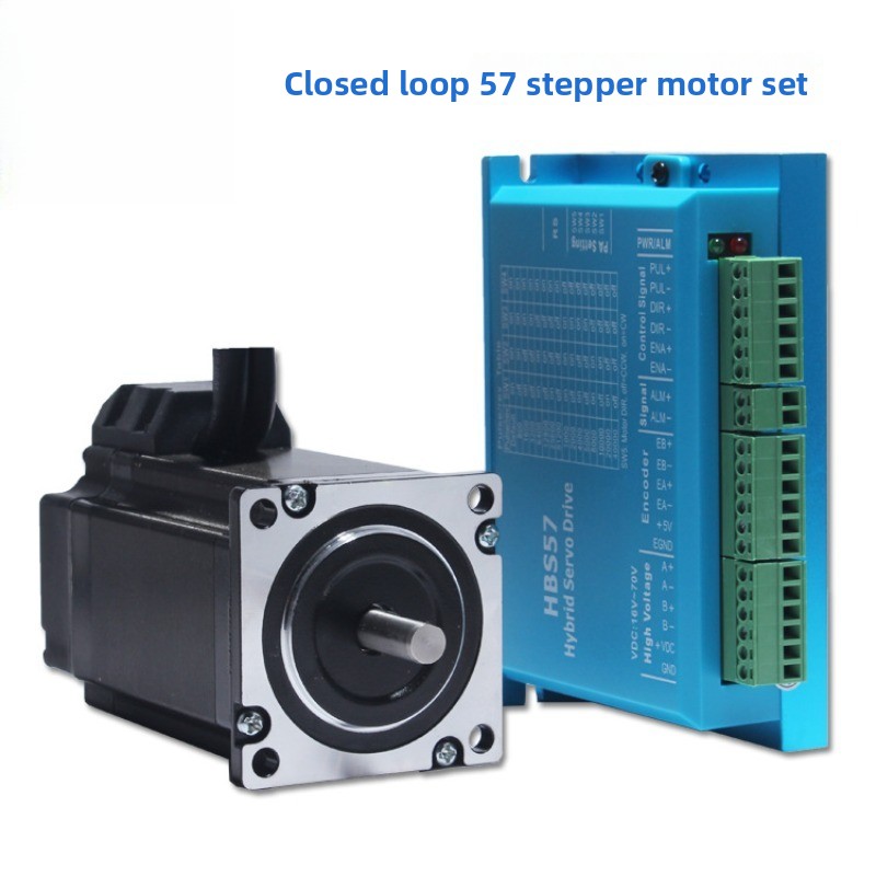 محرك ستيبر NEMA23 57 ذو حلقة م - مراجعة Nema 23 Closed Loop Stepper Motor Driver Kit وسعره