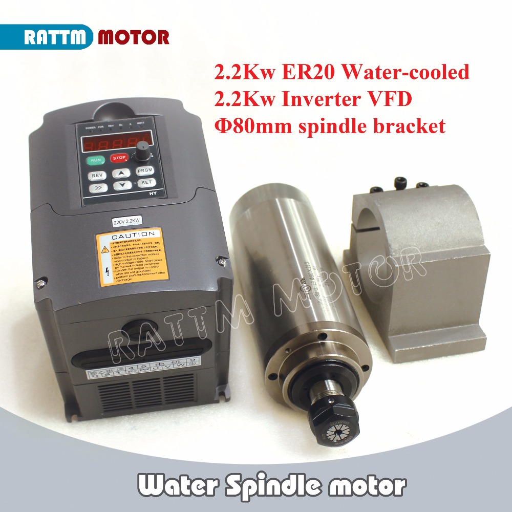 نك راوتر عدة 2.2KW ER20 المياه - مراجعة 2.2Kw Water Cooled Spindle Kit Vfd وسعره
