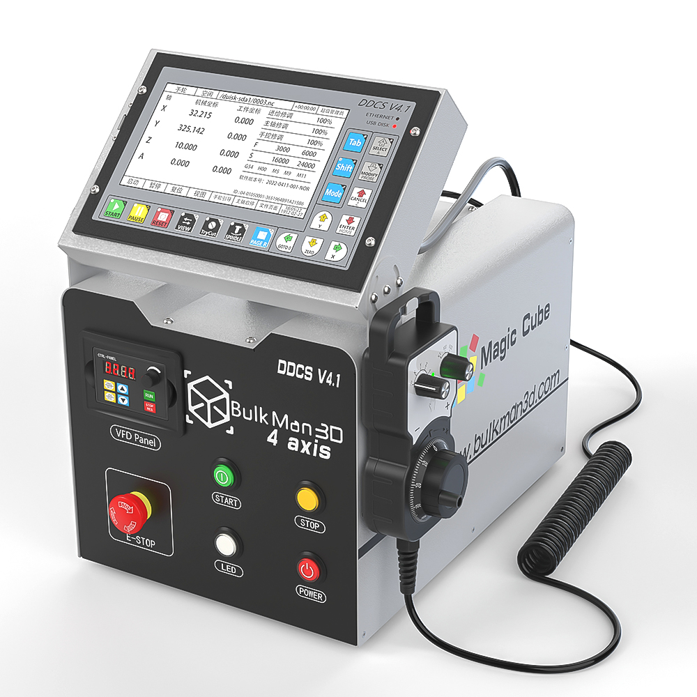خصم 25% على مجموعة BulkMan3D 1 - مراجعة Ddcs V4.1 4 Axis Cnc Offline Controller وسعره